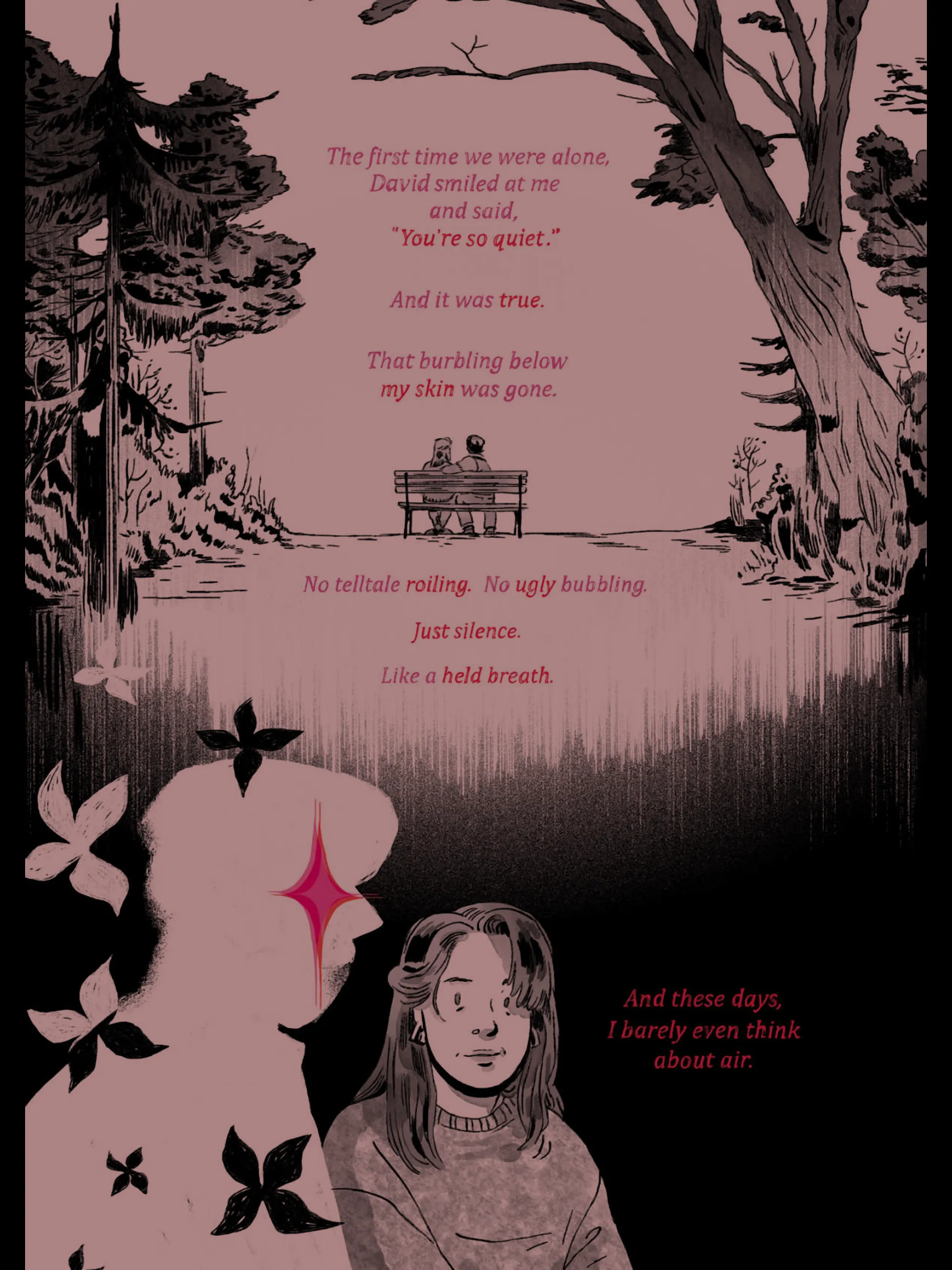 A page from 'A Guest in the House' by Emily Carroll