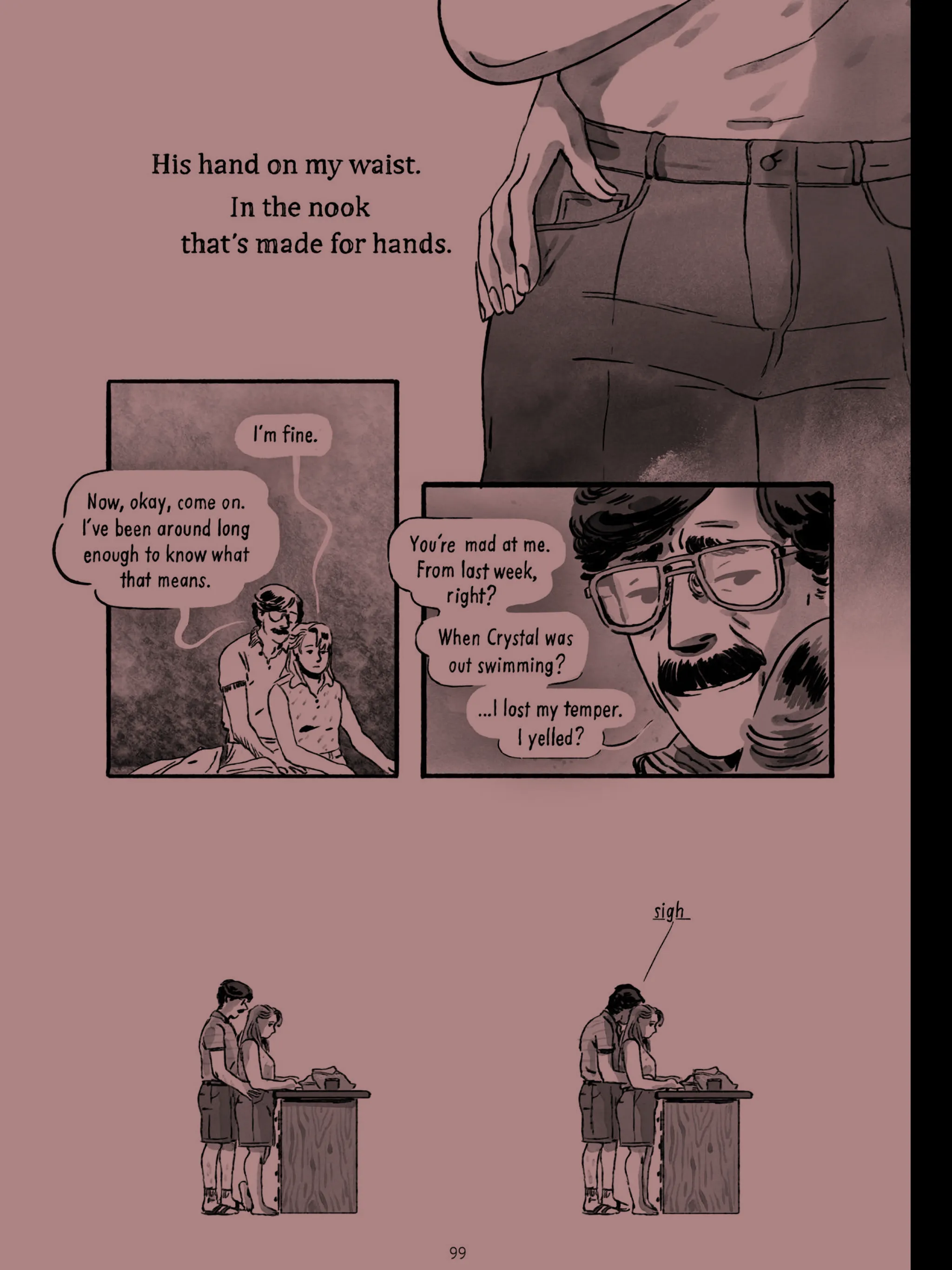 A page from 'A Guest in the House' by Emily Carroll