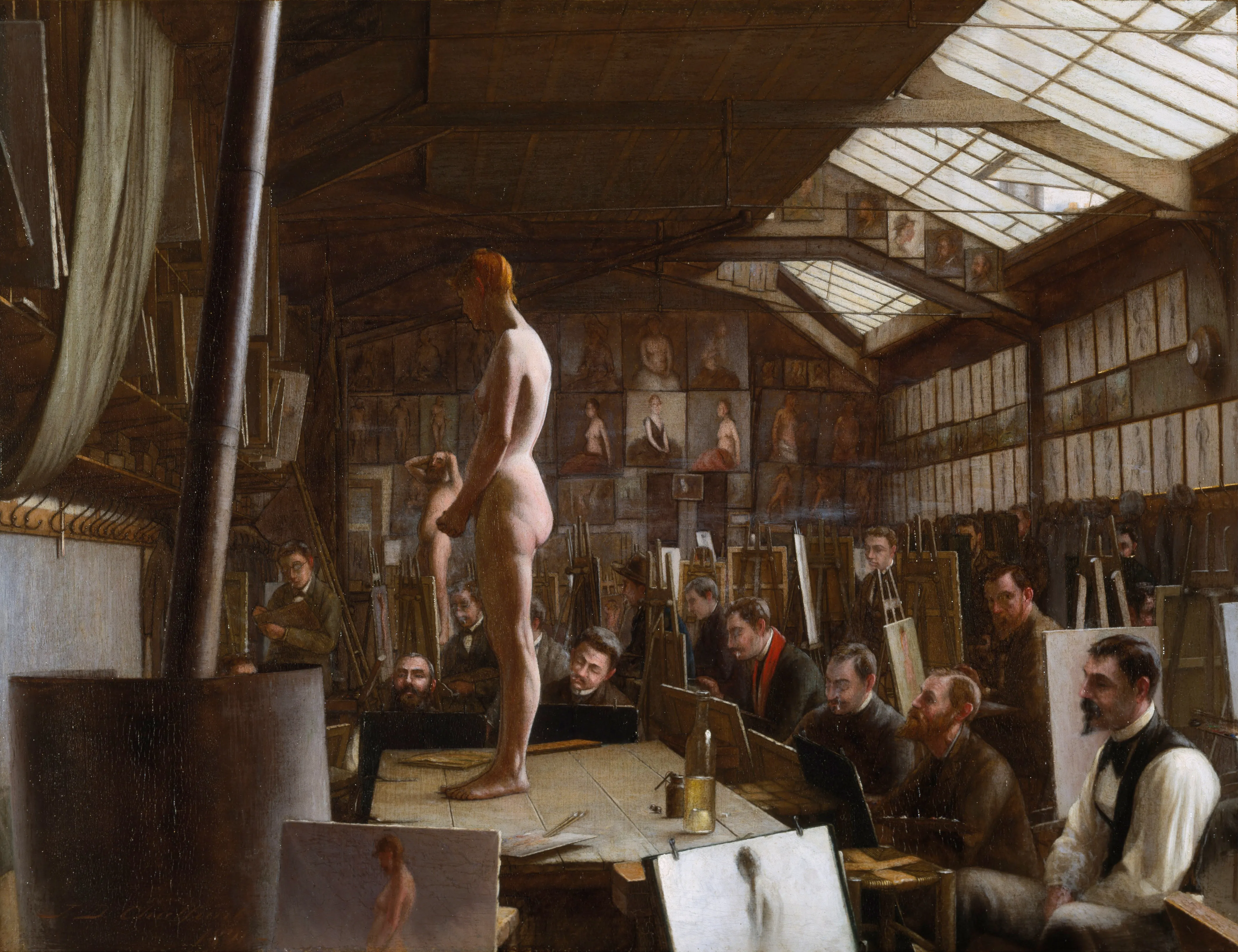Bouguereau’s Atelier at the Académie Julian, Paris