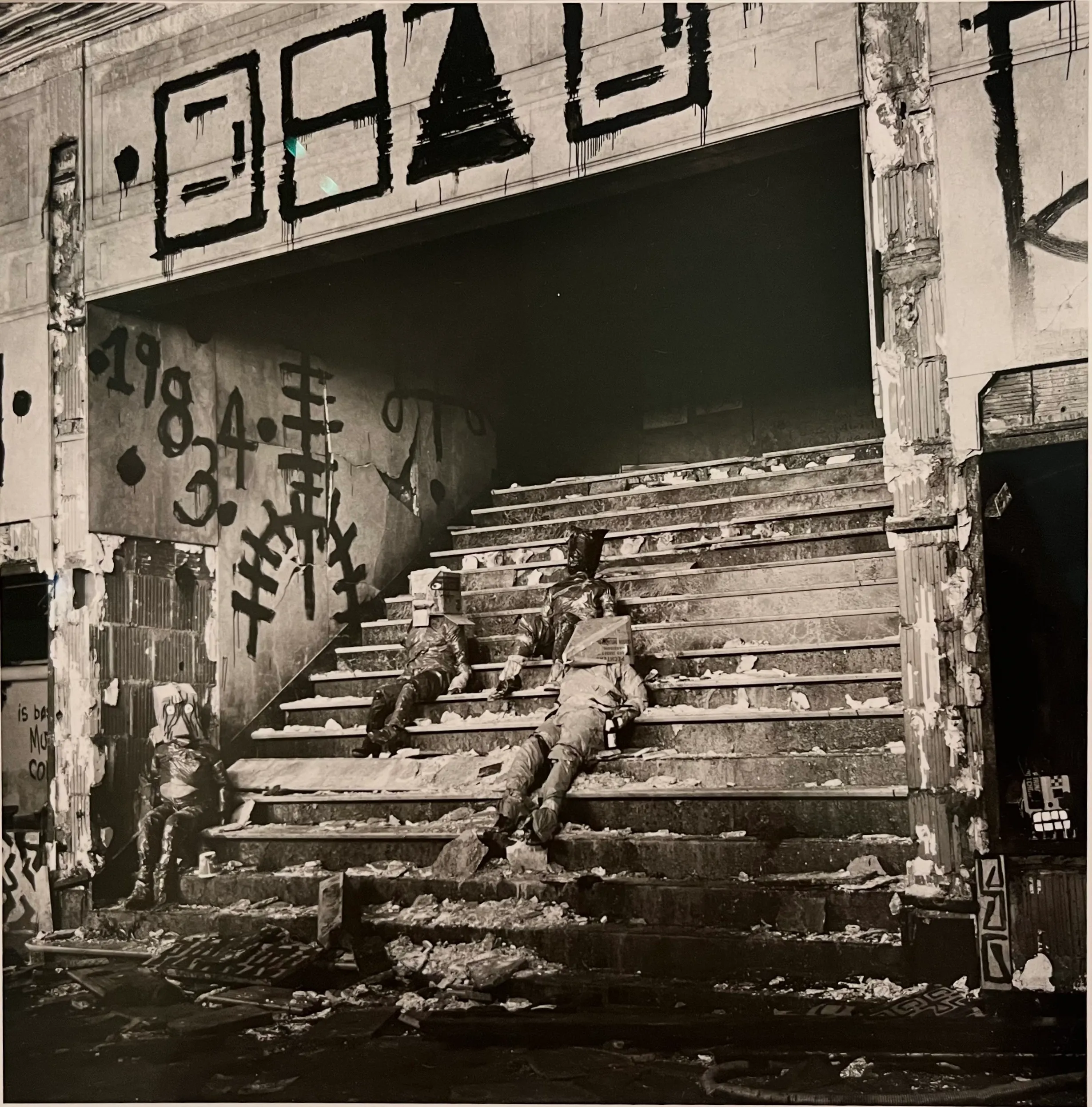 Canal Street Piers: Fake Men on the Stairs