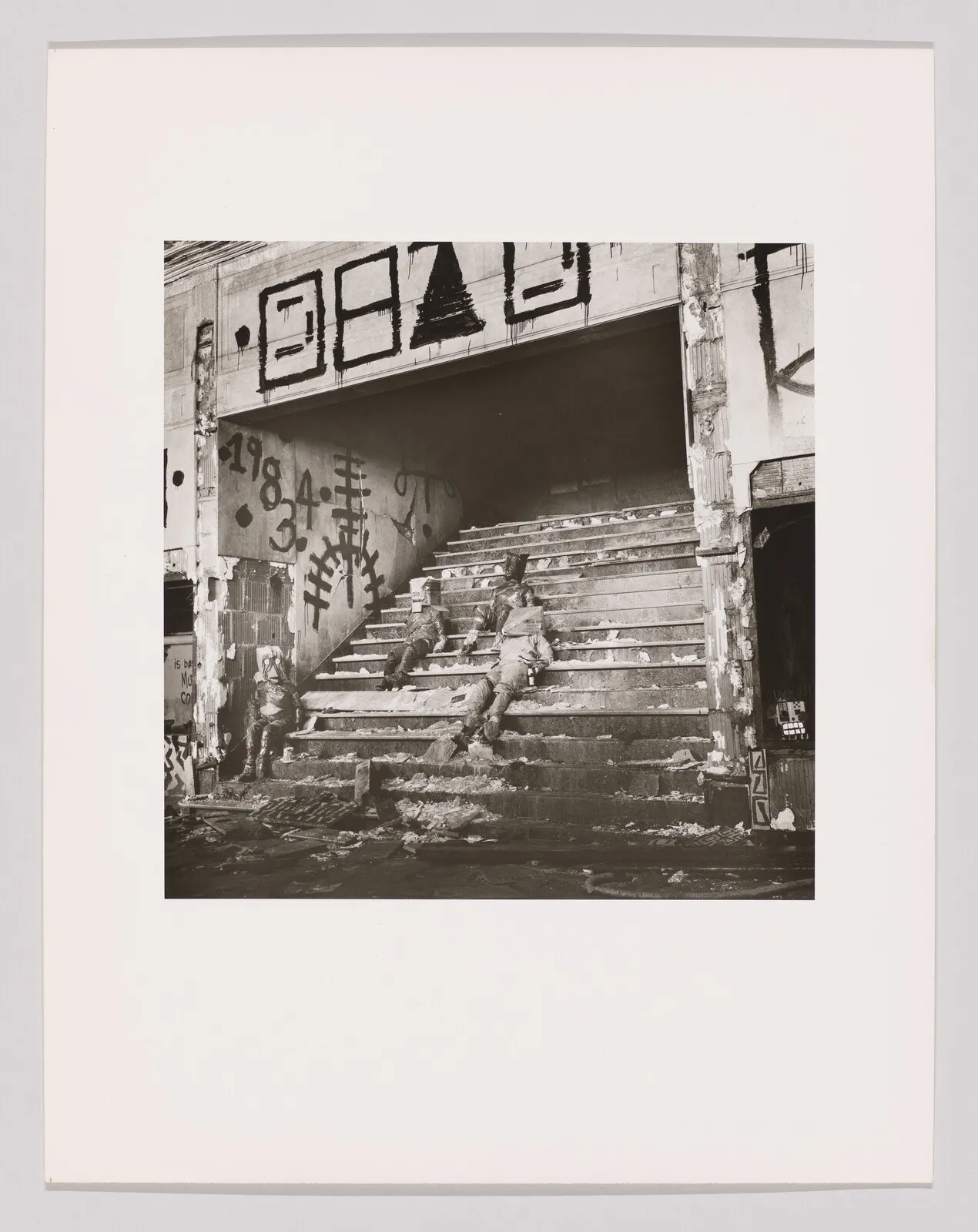 Canal Street Piers: Fake Men on the Stairs