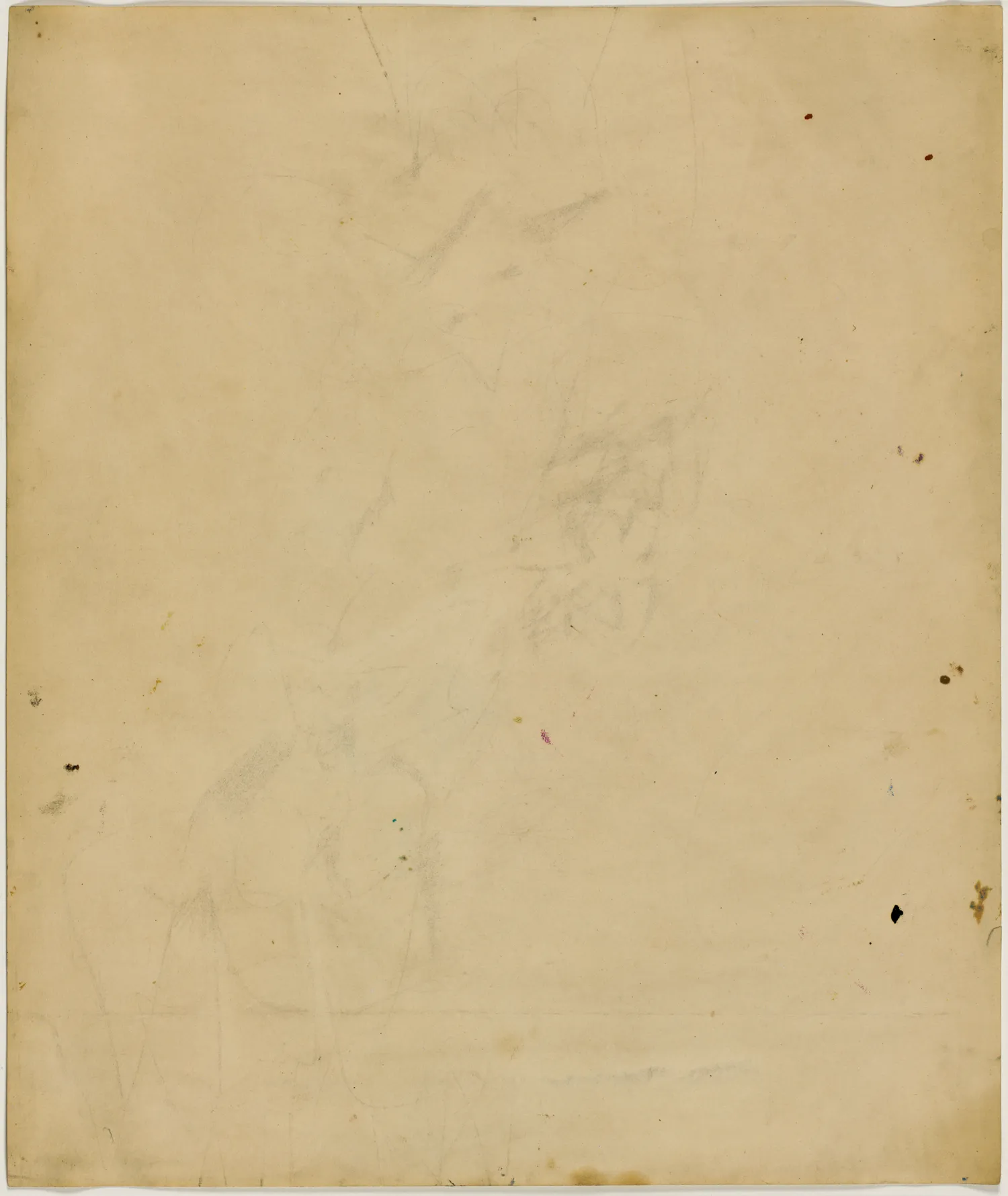 Erased de Kooning Drawing