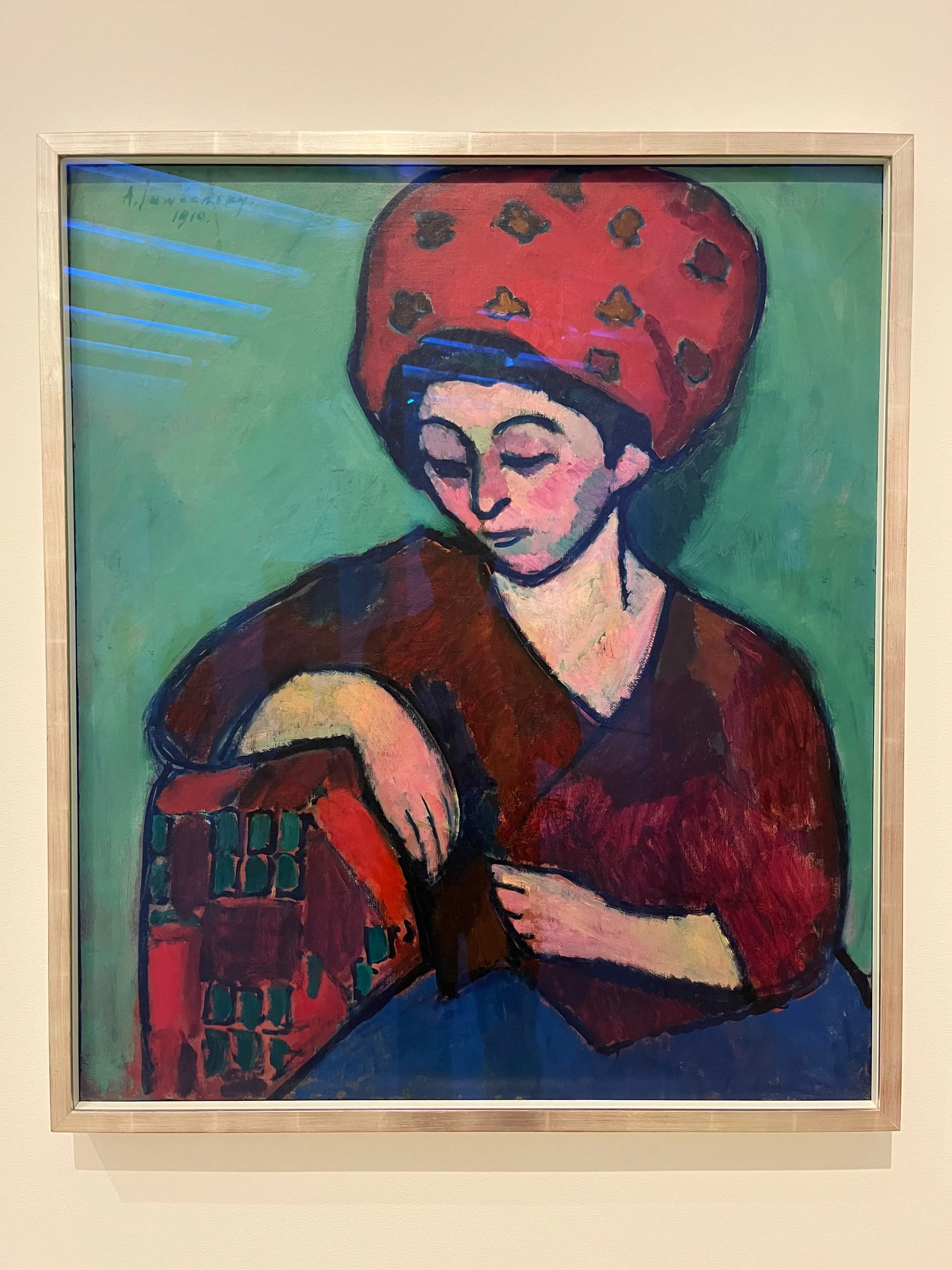 Helene with Colored Turban (Helene mit buntem Turban)
