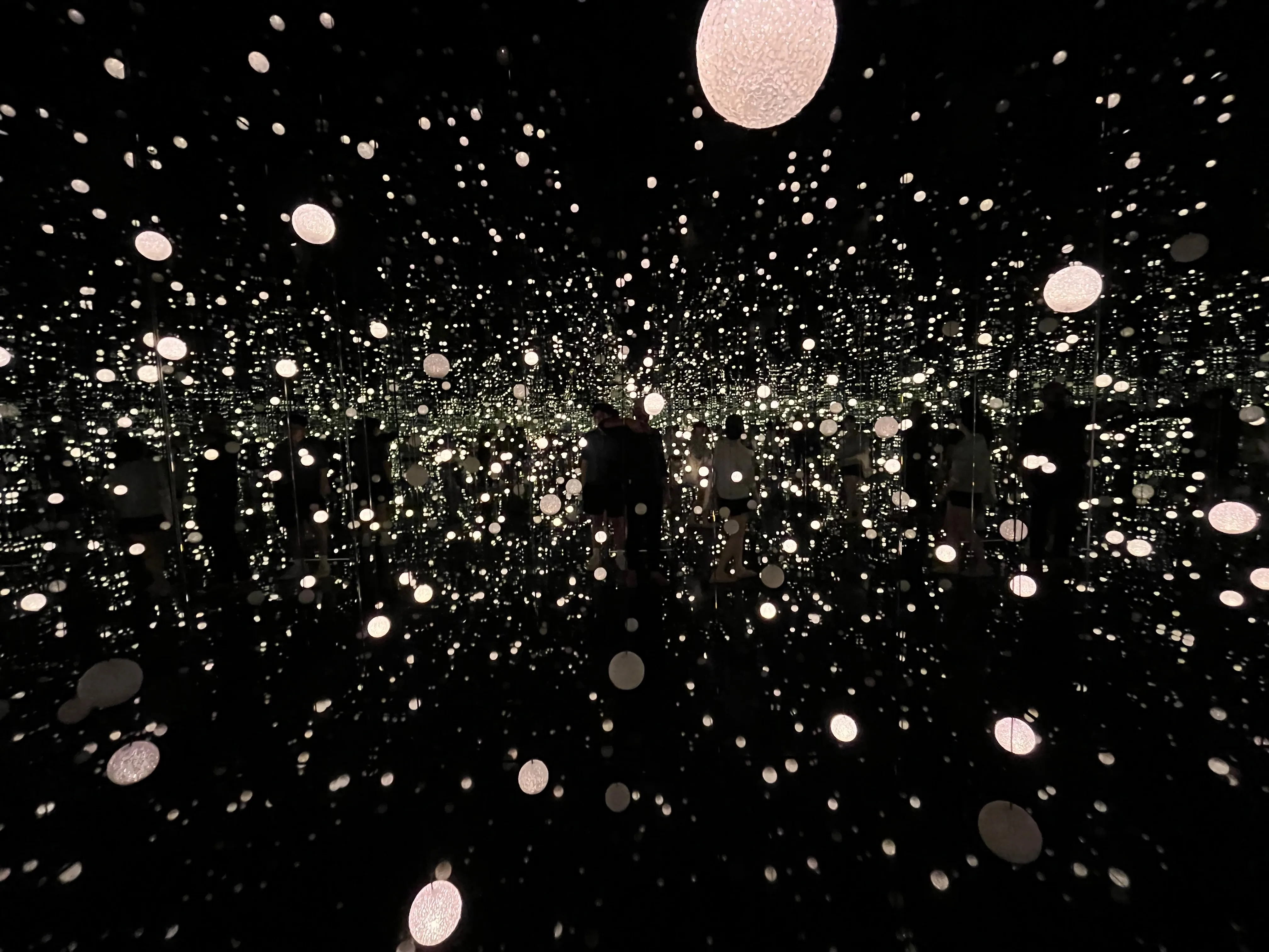 INFINITY MIRRORED ROOM – DANCING LIGHTS THAT FLEW UP TO THE UNIVERSE