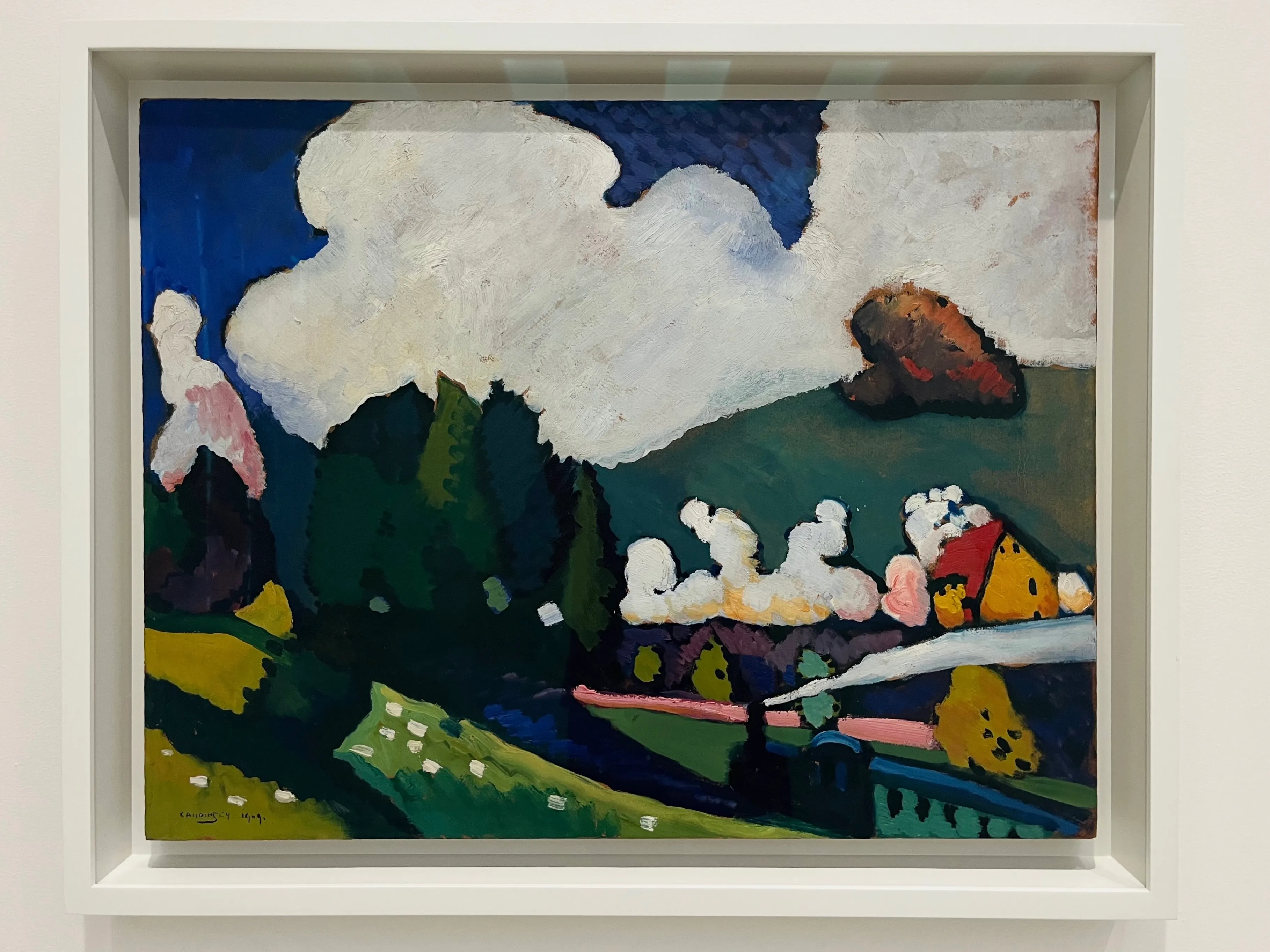 Landscape near Murnau with Locomotive