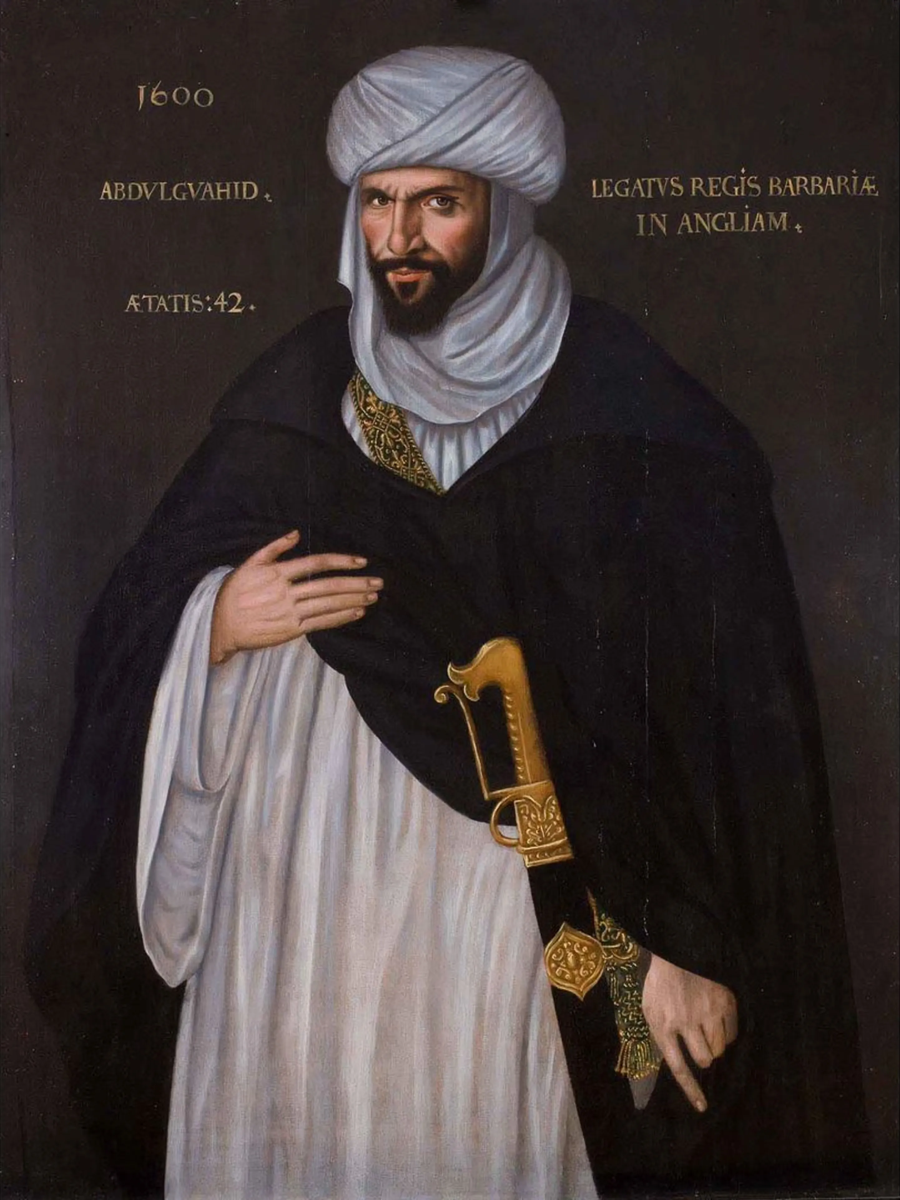 Portrait of Abd el-Ouahed ben Messaoud ben Mohammed Anoun