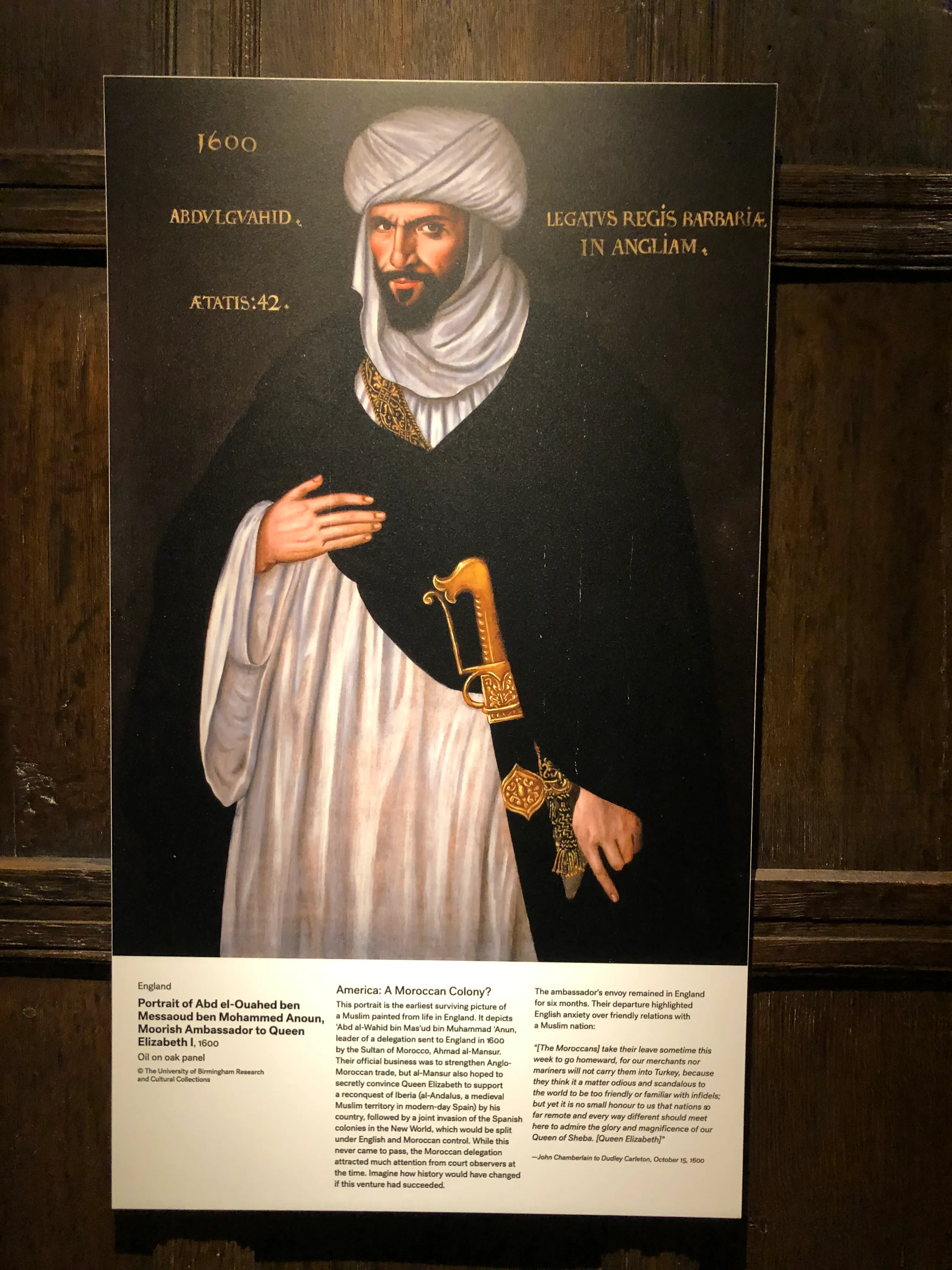 Portrait of Abd el-Ouahed ben Messaoud ben Mohammed Anoun