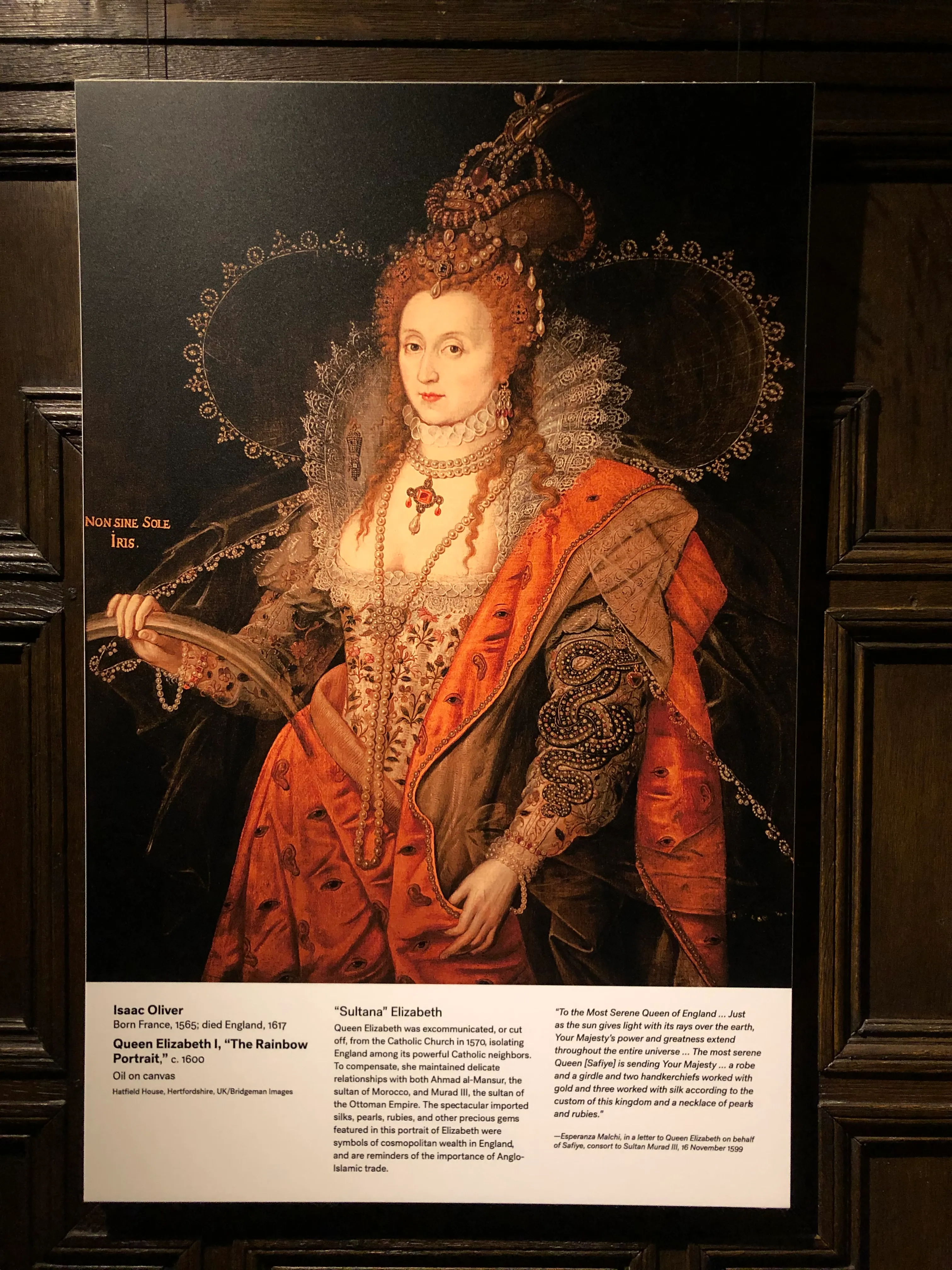 Queen Elizabeth I, “The Rainbow Portrait"