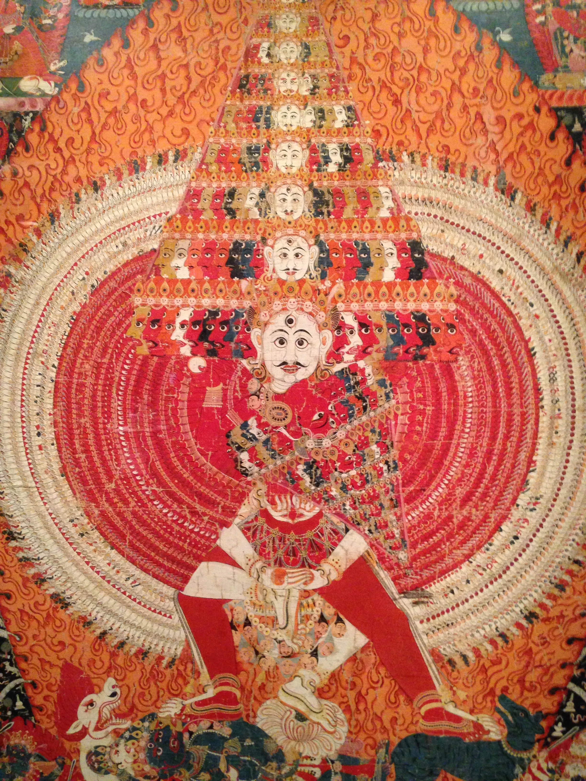 Shiva Vishavarupa, Universal form with Consort