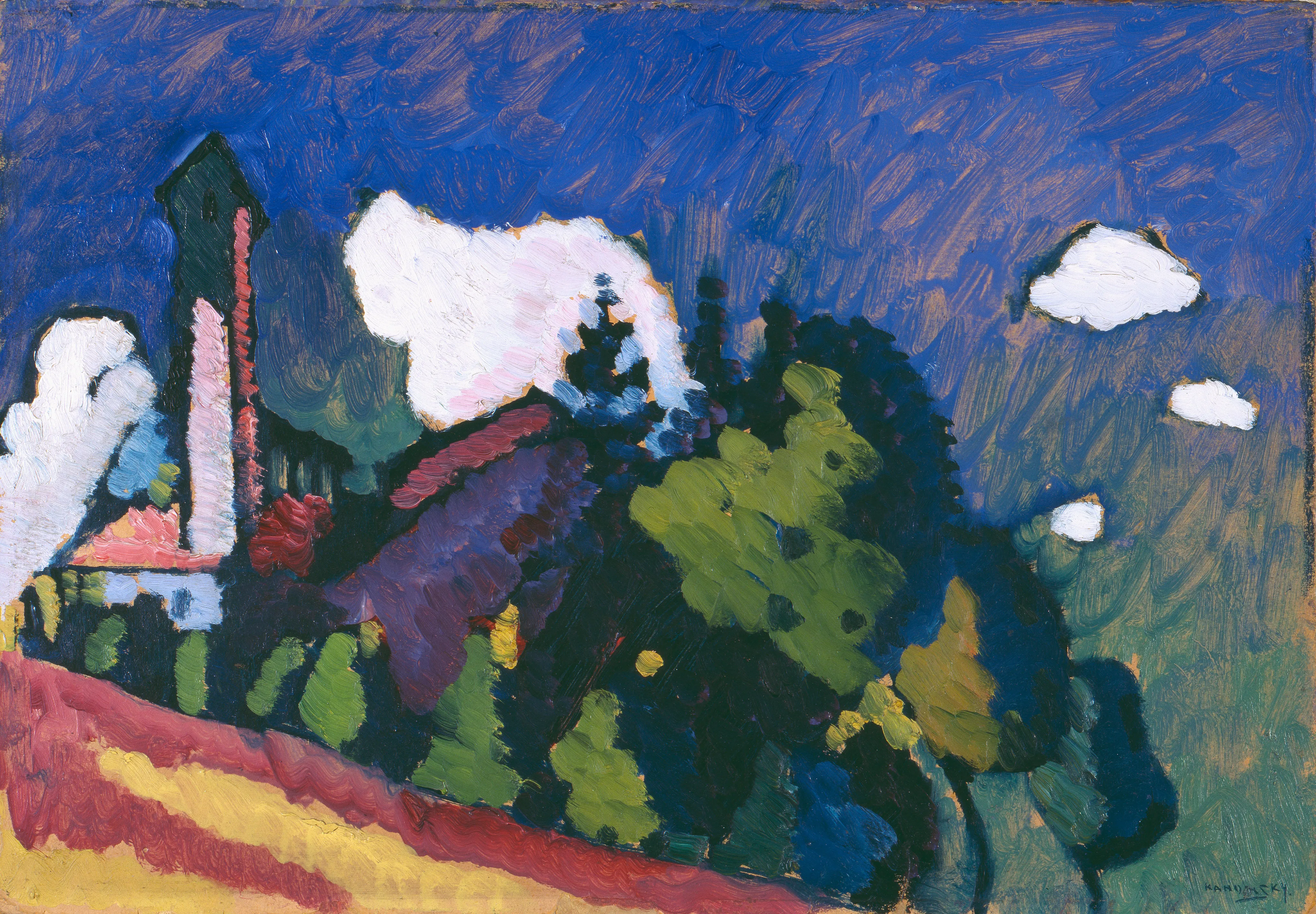 Study for “Landscape with Tower”