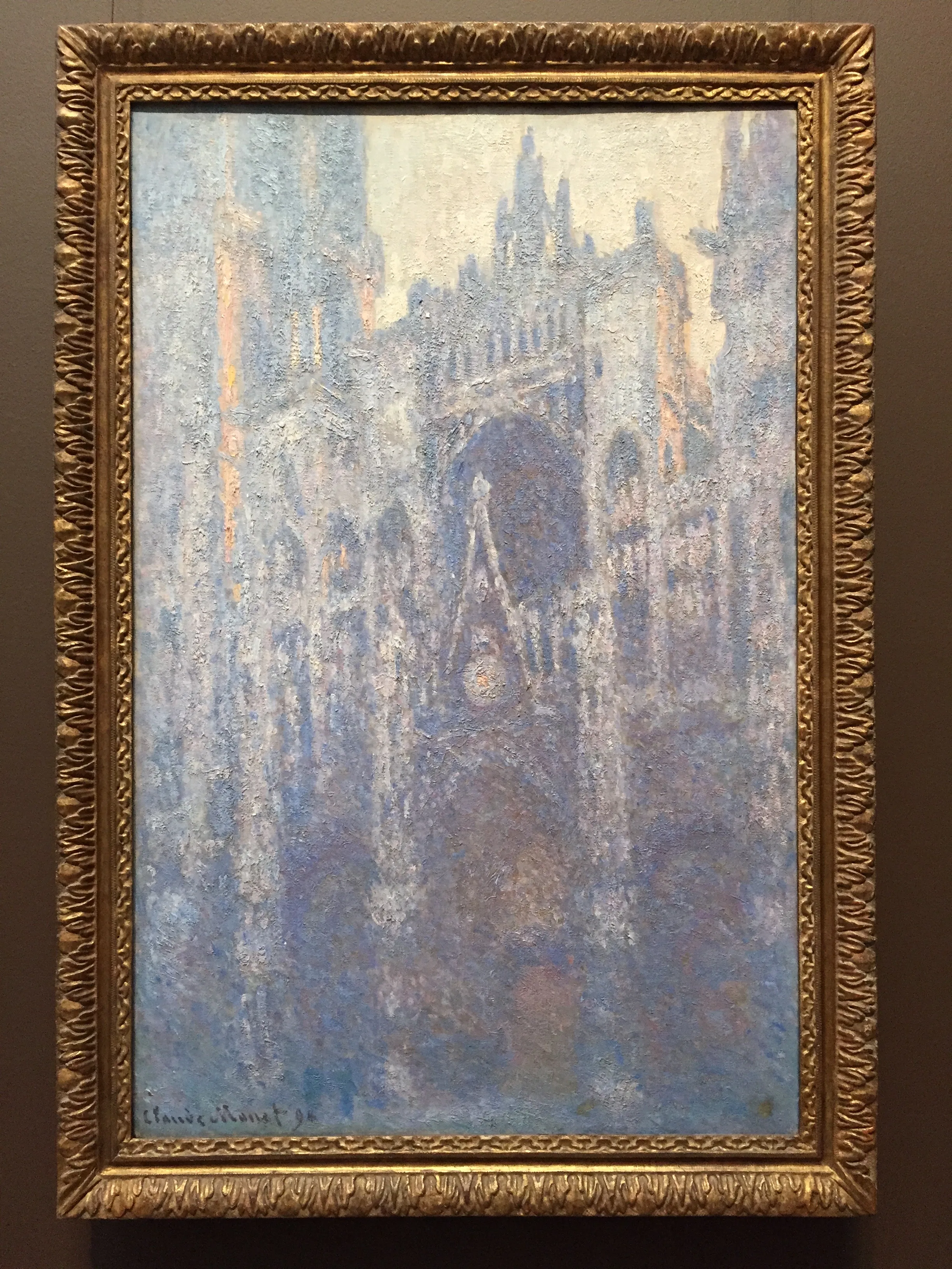 The Portal of Rouen Cathedral inMorning Light