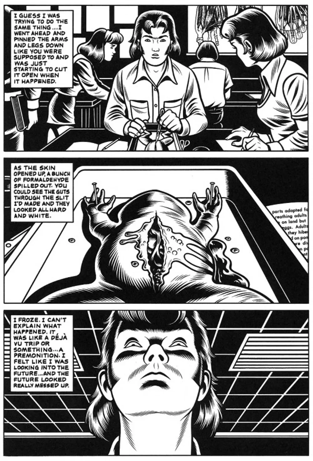 Sample panel from the book 1