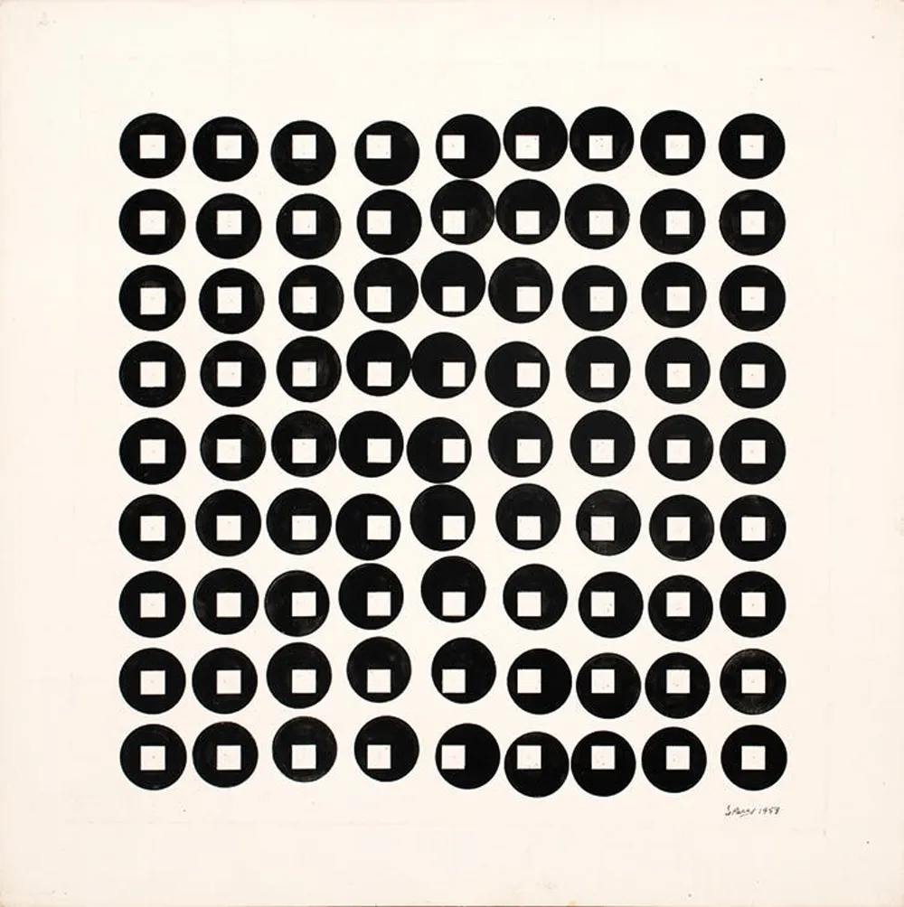 Painting by Julio Le Parc - 3