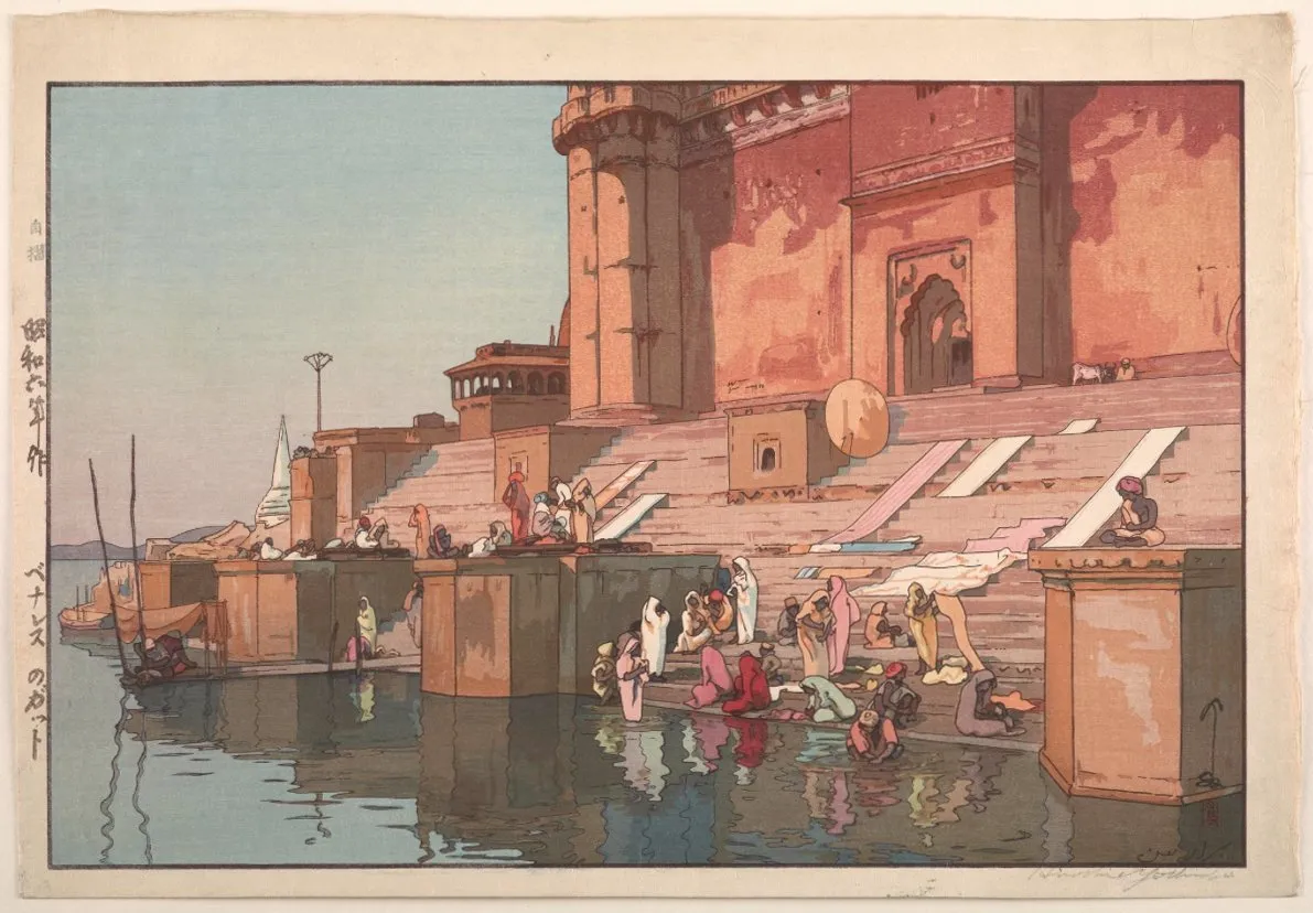 A watercolor by Hiroshi Yoshida 01
