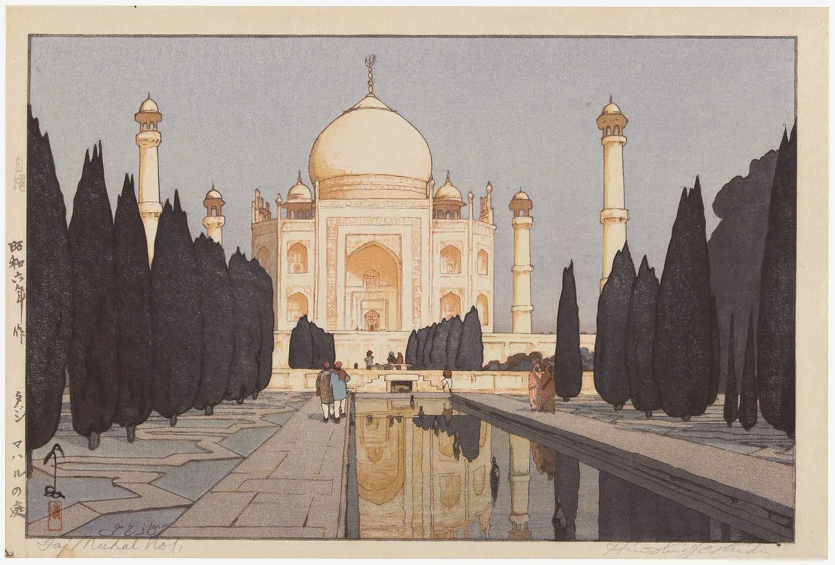 A watercolor by Hiroshi Yoshida 02