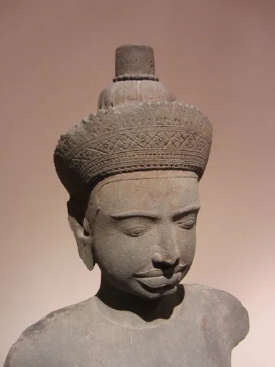 Bust of a Female Diety (Devi) by Unknown