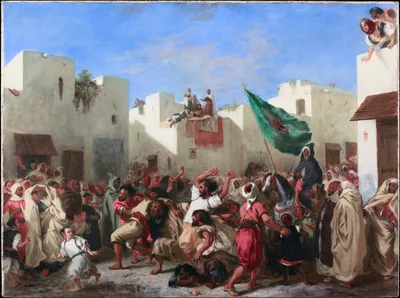 Convulsionists of Tangier by Eugène Delacroix