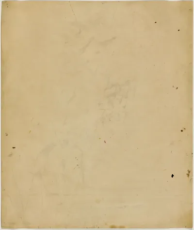 Erased de Kooning Drawing by Robert Rauschenberg