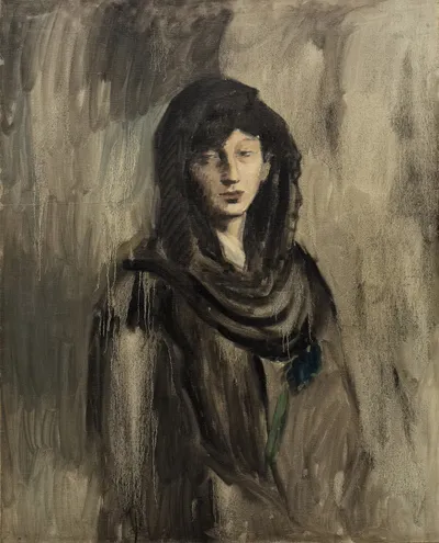 Fernande with a Black Mantilla by Pablo Picasso