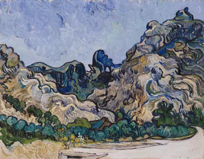 Mountains at Saint-Rémy by Vincent van Gogh