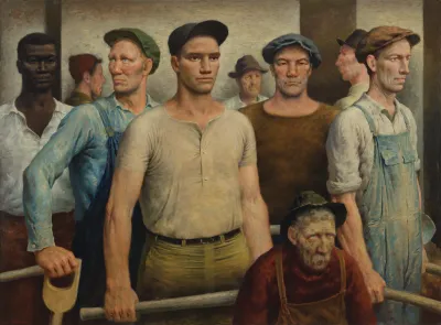 Nine Workmen by James Ormsbee Chapin