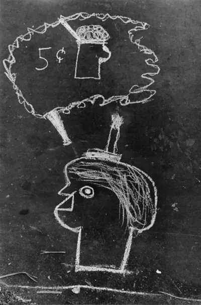 N.Y.C. (5 cent soda) by Helen Levitt