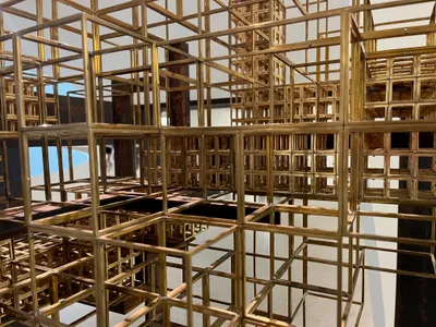 Second Cartesian Sculpture by Carol Bove