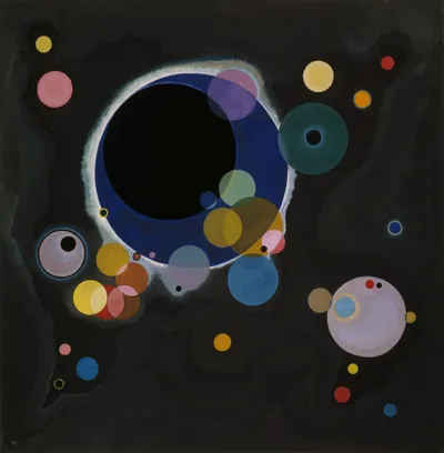 Several Circles by Vasily Kandinsky