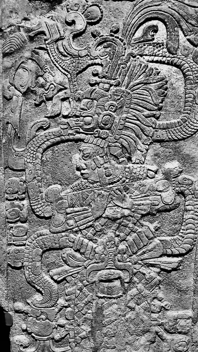 Stela with Ix Mutal Ahaw by Unknown