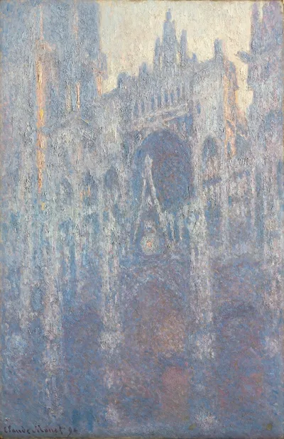 The Portal of Rouen Cathedral inMorning Light by Claude Monet