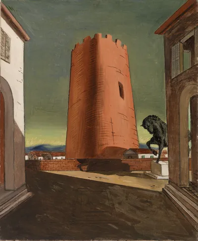 The Rose Tower by Giorgio de Chirico