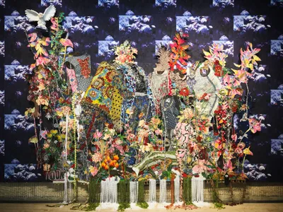 ...they stood in a time of unknowing...for those who bear/bare witness by Ebony G. Patterson