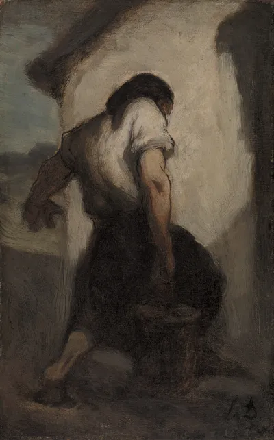 Water Carrier (Le Porteur d'eau) by Honoré Daumier
