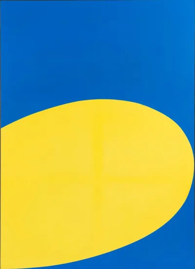 Yellow Blue by Ellsworth Kelly